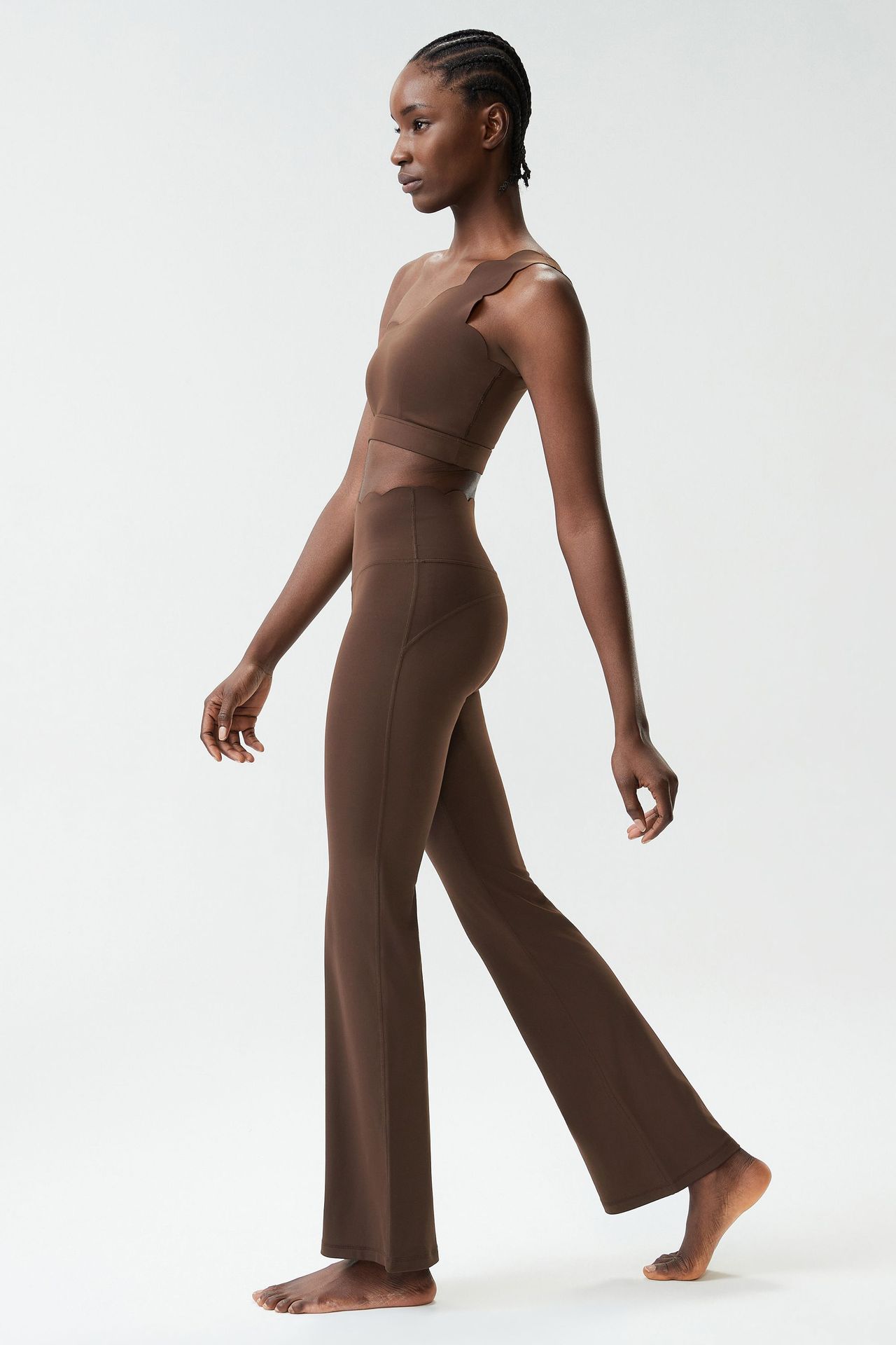 Women's Yoga Set - Comfortable and Versatile Yoga Outfit for Running, Gym, and Fitness Activities FGBYB438 LP641