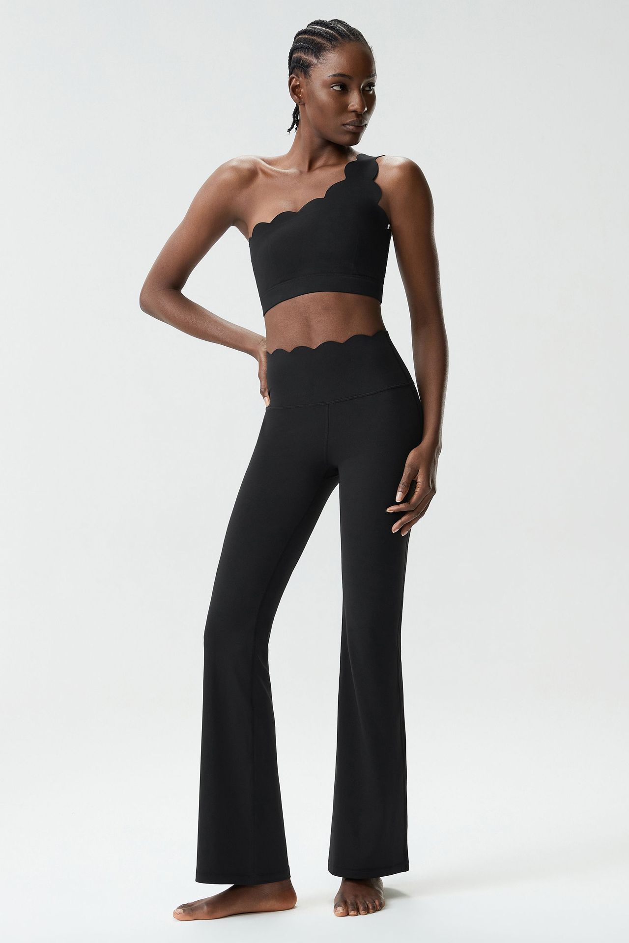 Women's Yoga Set - Comfortable and Versatile Yoga Outfit for Running, Gym, and Fitness Activities FGBYB438 LP641