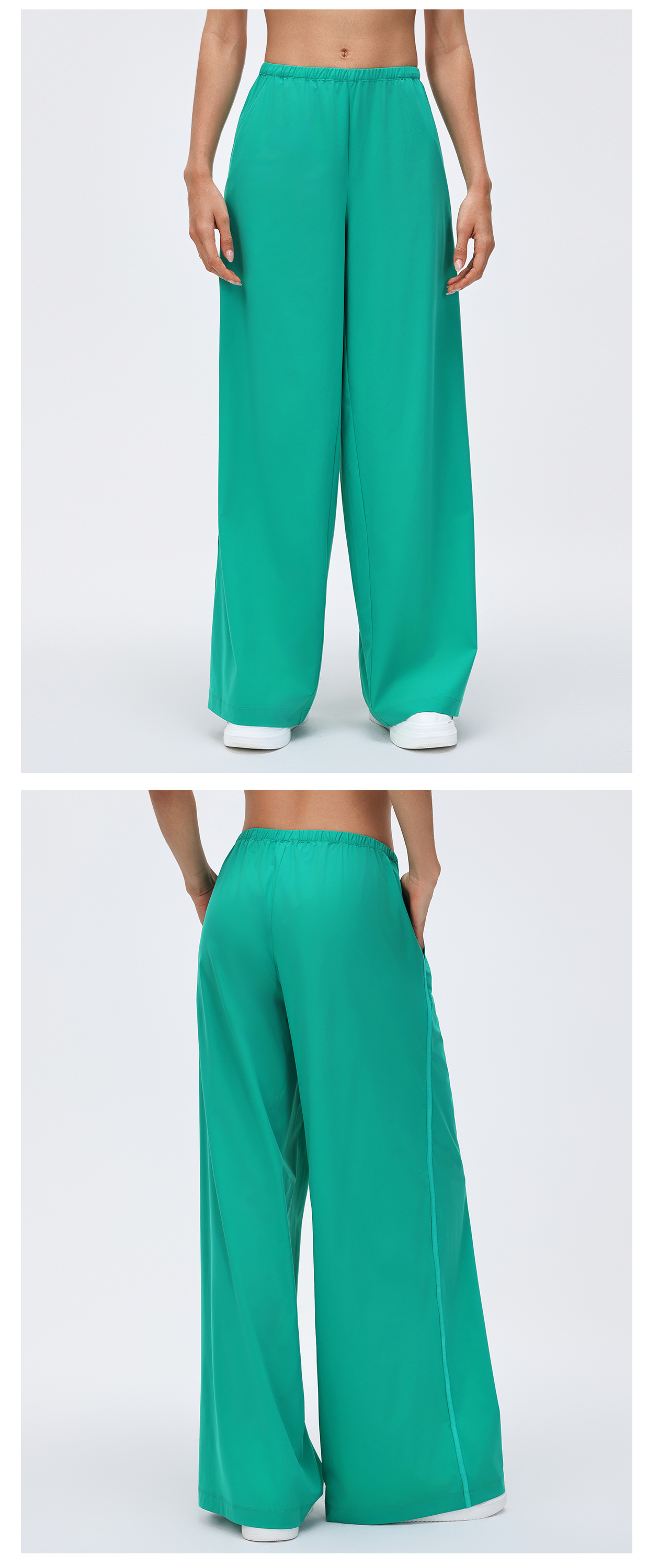 Womens Running Trousers Loose Wide Leg Sports Casual Fitness Sweatpants Yoga Pant FGBD26030