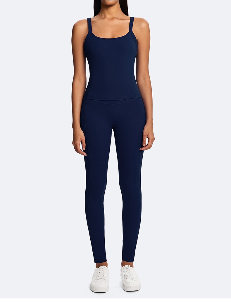 Recycled Fabrics Material 2piece Singlets Gym LeggingsYoga Sets Outfit Workout Women Sets FGBHD255WCB302 HD255WCL008