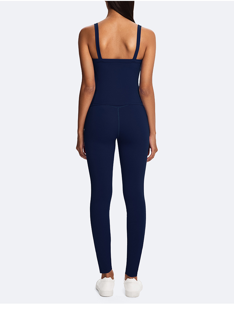 Recycled Fabrics Material 2piece Singlets Gym LeggingsYoga Sets Outfit Workout Women Sets FGBHD255WCB302 HD255WCL008