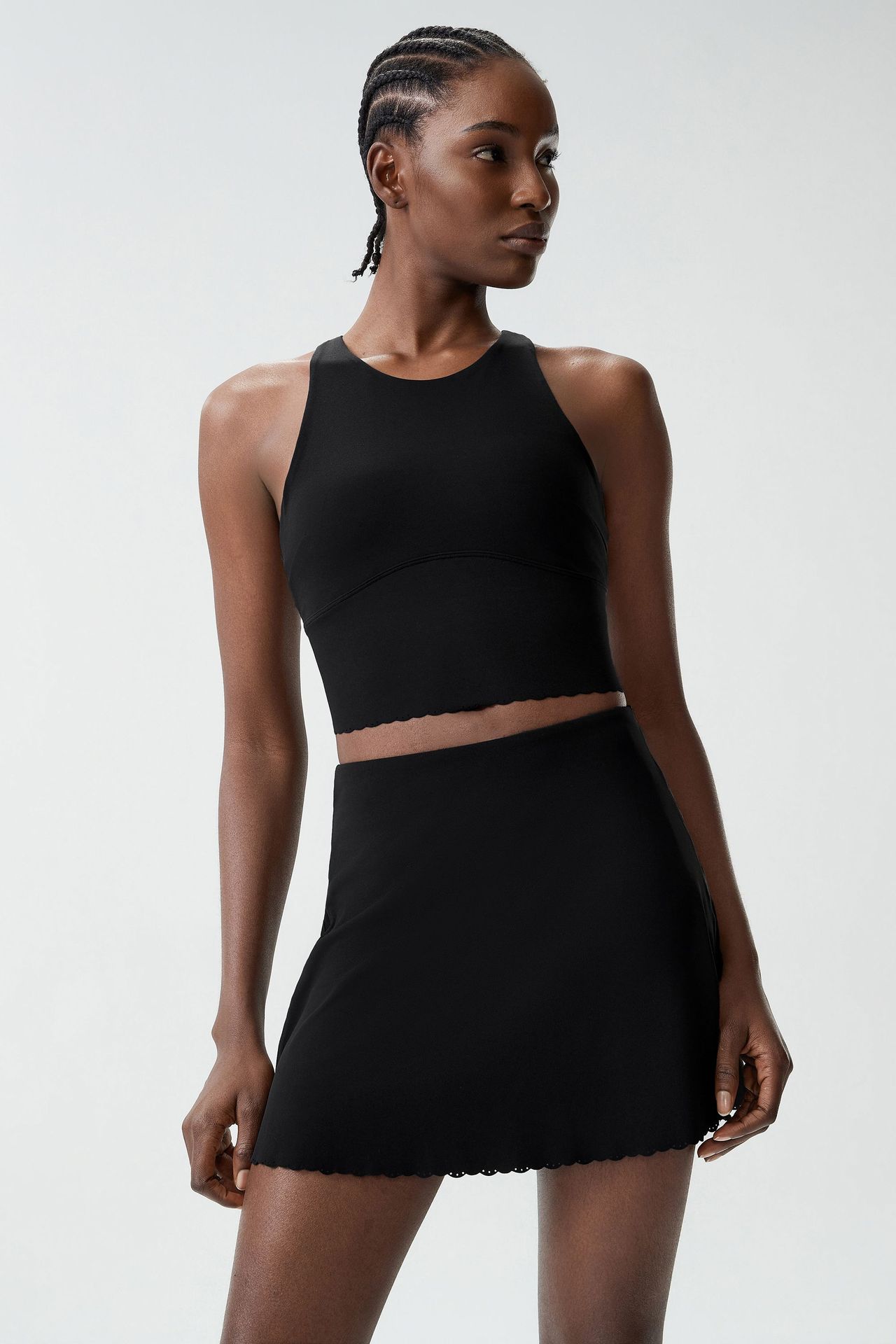 Yoga Women Workout Bra and Skirts Two Piece Fitness Yoga Outfit Sport Set Women FGBYB607 SP622