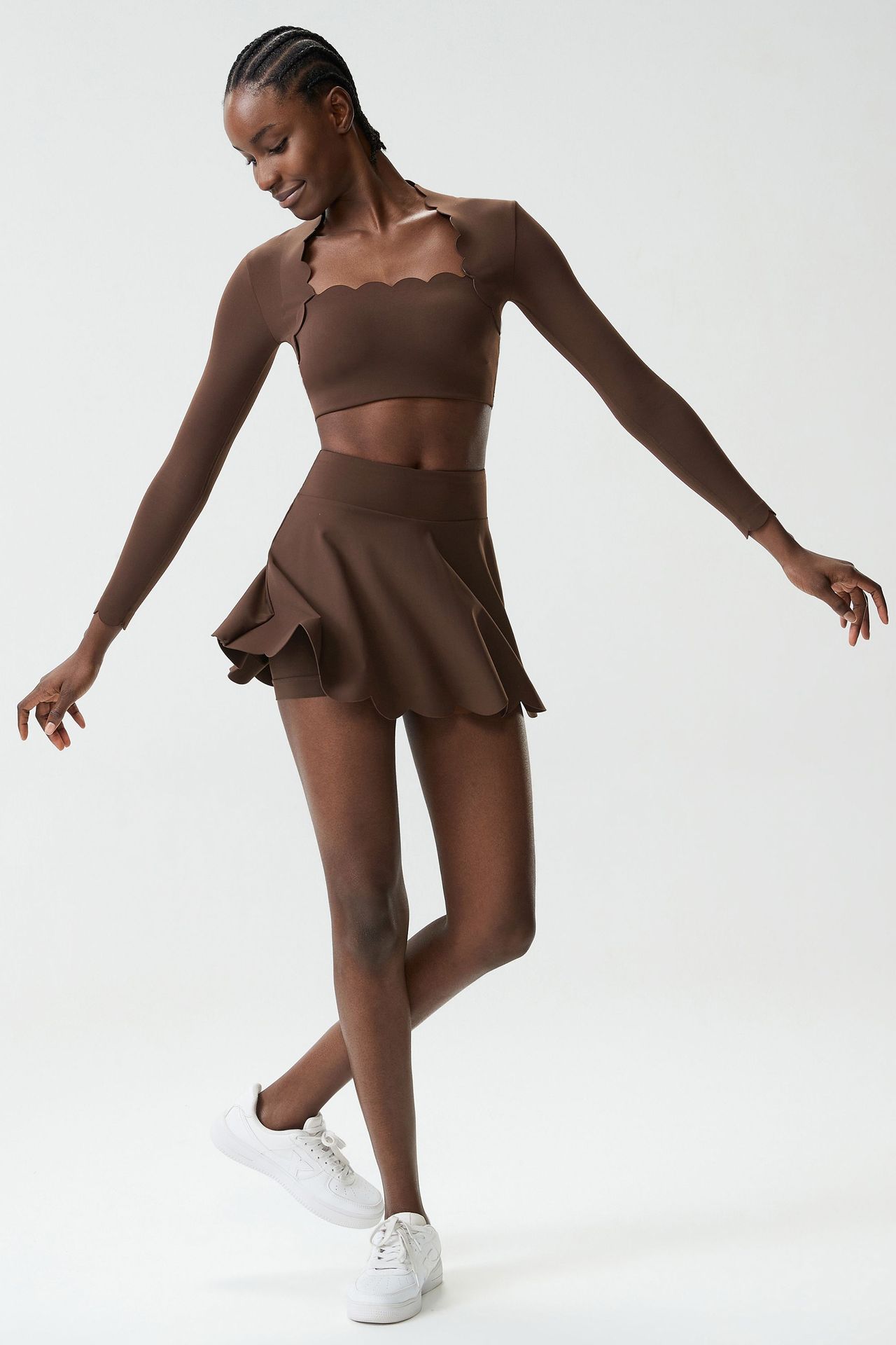 Workout Wear Yoga Sets Gym Fitness Wear Sports Bra Skirts Set FGBYB609/YB602 SP466