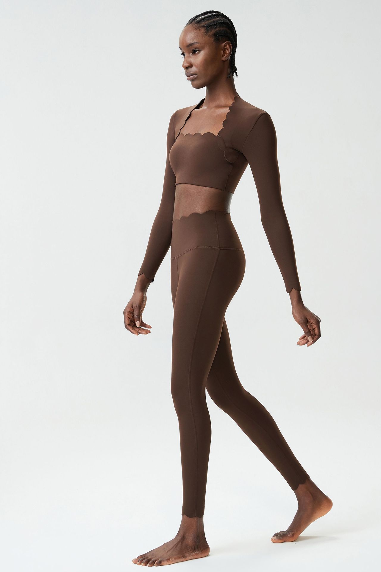 Long Sleeve 3 Piece Yoga Set 4 Way Stretchable Gym Fitness 3 Piece Yoga Sets for Women FGBYB609/YB602 LP447