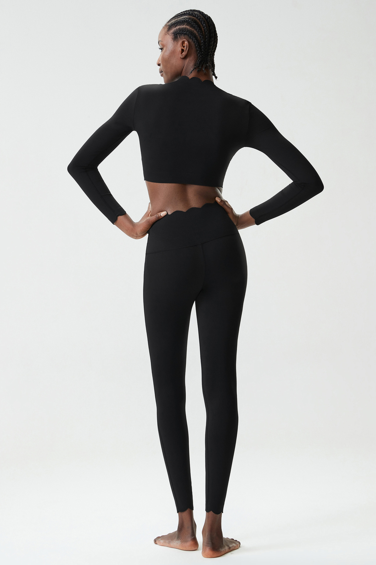 Long Sleeve 3 Piece Yoga Set 4 Way Stretchable Gym Fitness 3 Piece Yoga Sets for Women FGBYB609/YB602 LP447