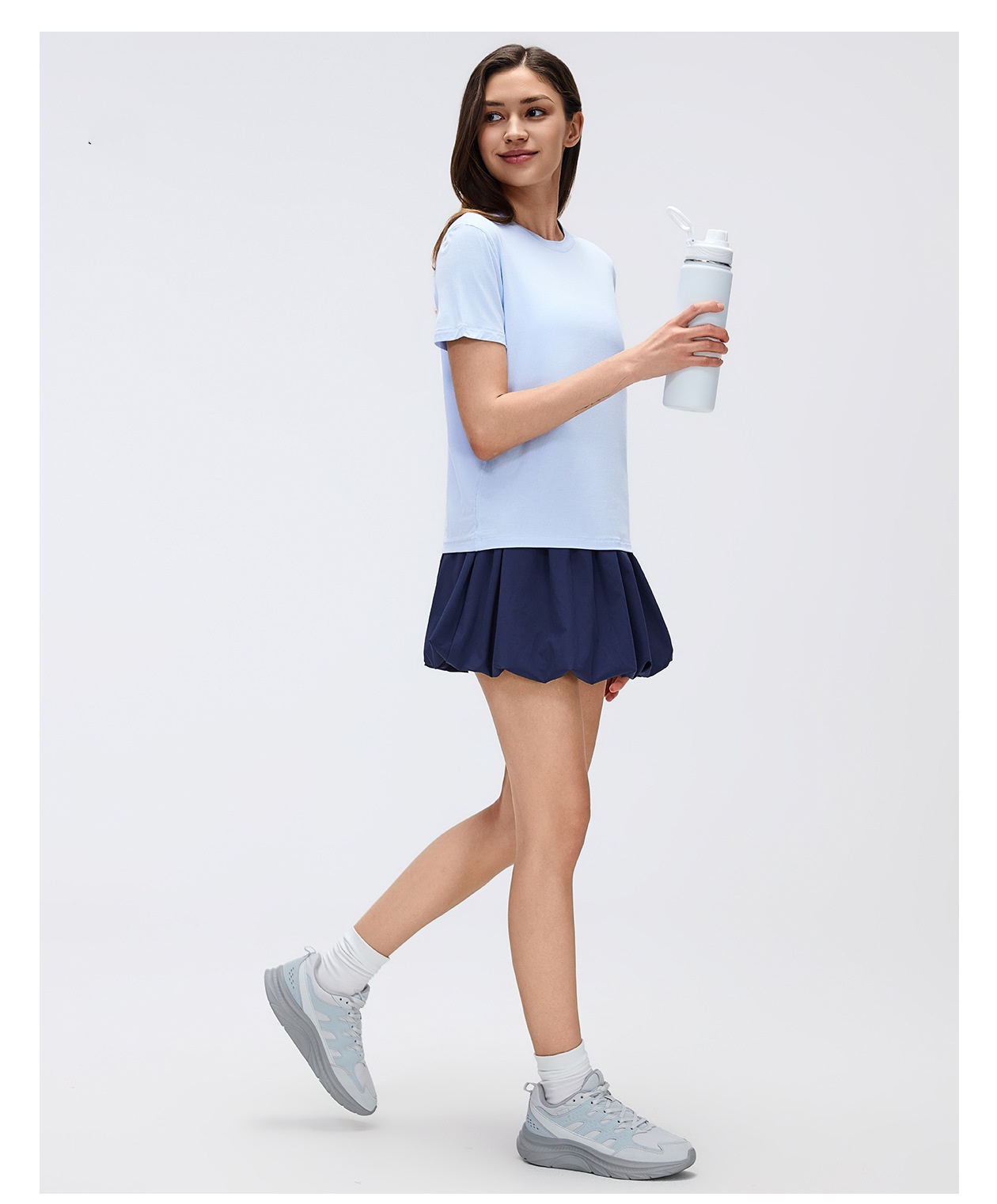 Women Sportswear Sports Tennis Golf Skirt Mid Waist Quick DryingTennis Skirt With Pocket FGBD26049