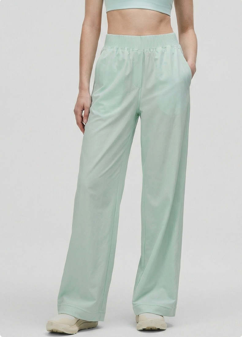 Women's High-Waisted Yoga Pants Wide-Leg Fitness Sports Trousers for Outdoor Recreation Pilates Gym FGBDWL116130