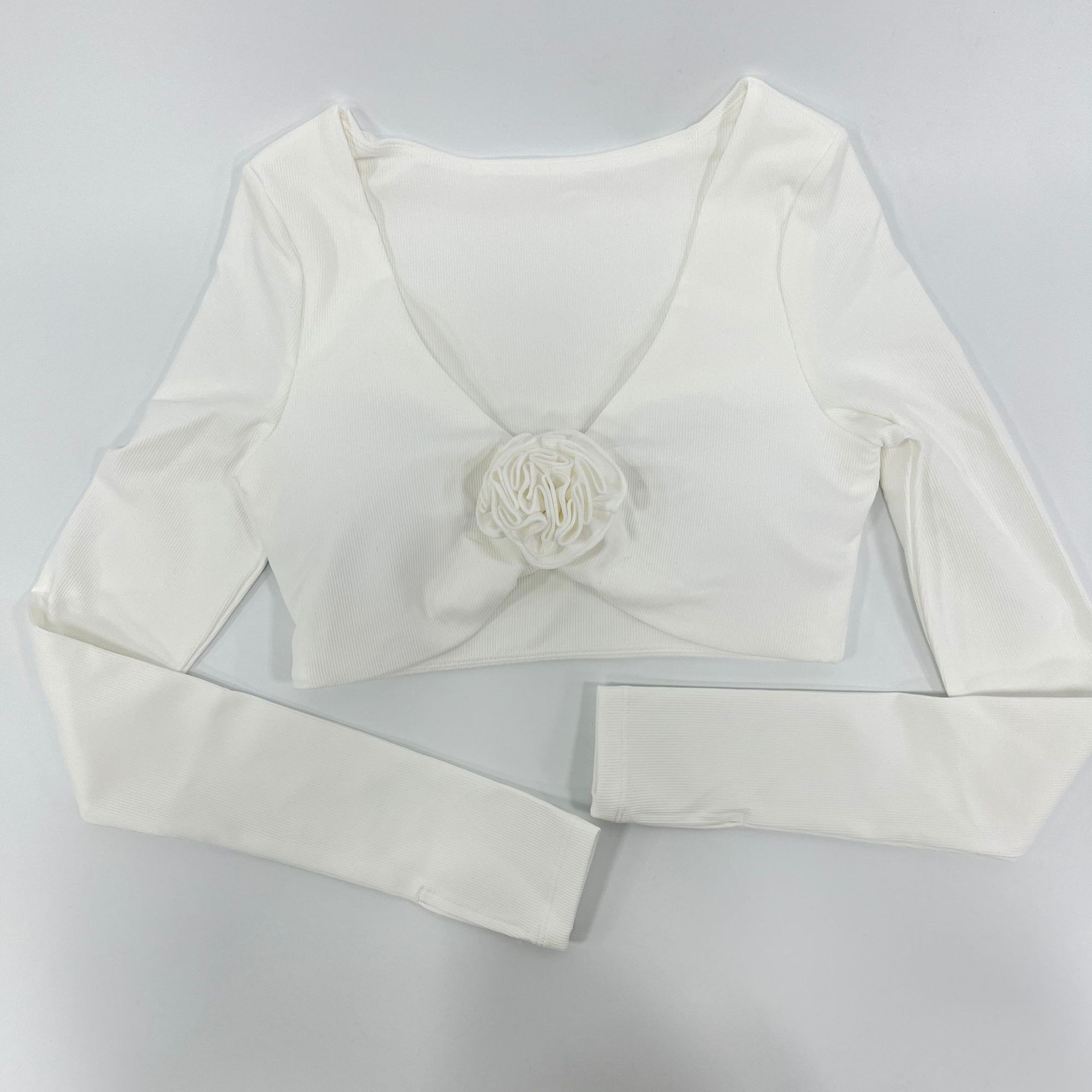 Women's Gym Fitness Leggings Crop Top Set Breathable Stretchy Yoga Workout Set FGB7704