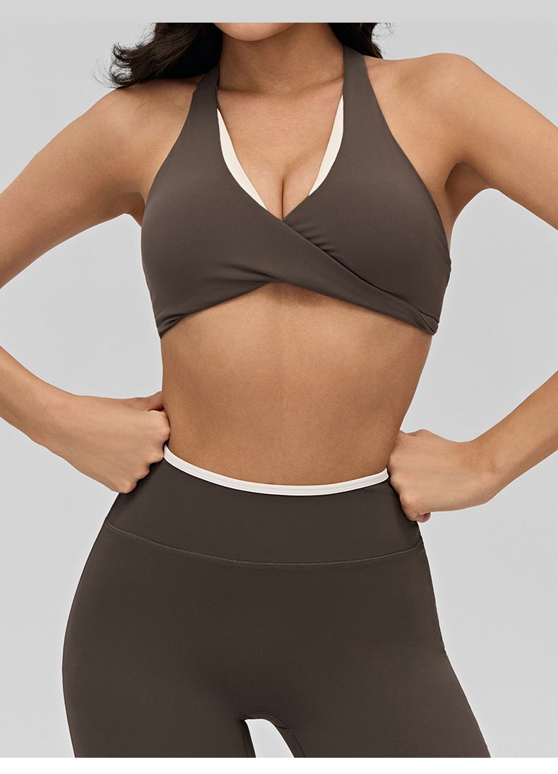 4 Piece Sets Fitness Clothings Yoga Suits Wear Set Workout Tracksuit Custom logo Outfits Gym Fitness Sets for Outdoor Training FGBDWB516190 516187 516188 516189