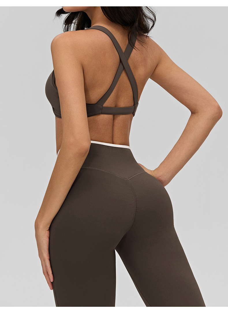 4 Piece Sets Fitness Clothings Yoga Suits Wear Set Workout Tracksuit Custom logo Outfits Gym Fitness Sets for Outdoor Training FGBDWB516190 516187 516188 516189