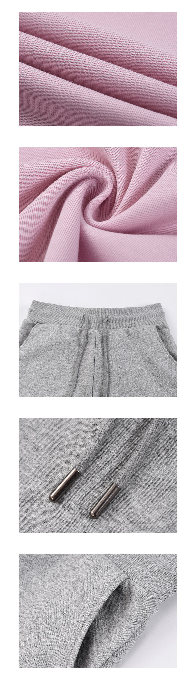 Casual Solid Shorts Sets Women Top Two Piece and Drawstring Shorts Sportswear Set FGB26025