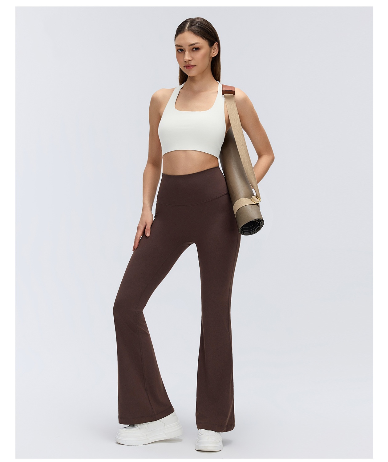 New Yoga Bell-bottom Pants Women's Yoga High-waist Fitness Pants Casual Wearing Tight Yoga Pants FGBD26017