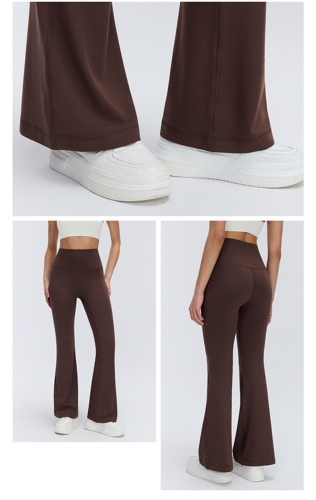 New Yoga Bell-bottom Pants Women's Yoga High-waist Fitness Pants Casual Wearing Tight Yoga Pants FGBD26017