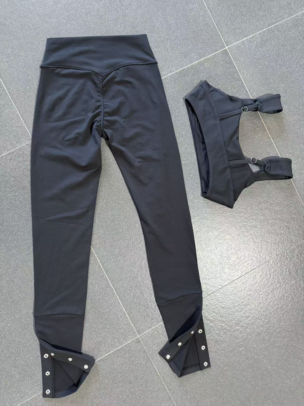 Yoga Suit Women's Bra Casual Hip Lift Flared Pants Fitness Suit Gym Sport Workout Wear Fitness Yoga Set FGB10412 29082