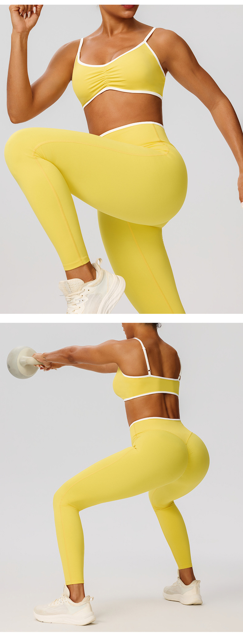 Spandex Nylon Womens Sports Set Breathable Quick Dry Fitness Yoga Sets Casual Gym Womens Sets FGB52745 52347