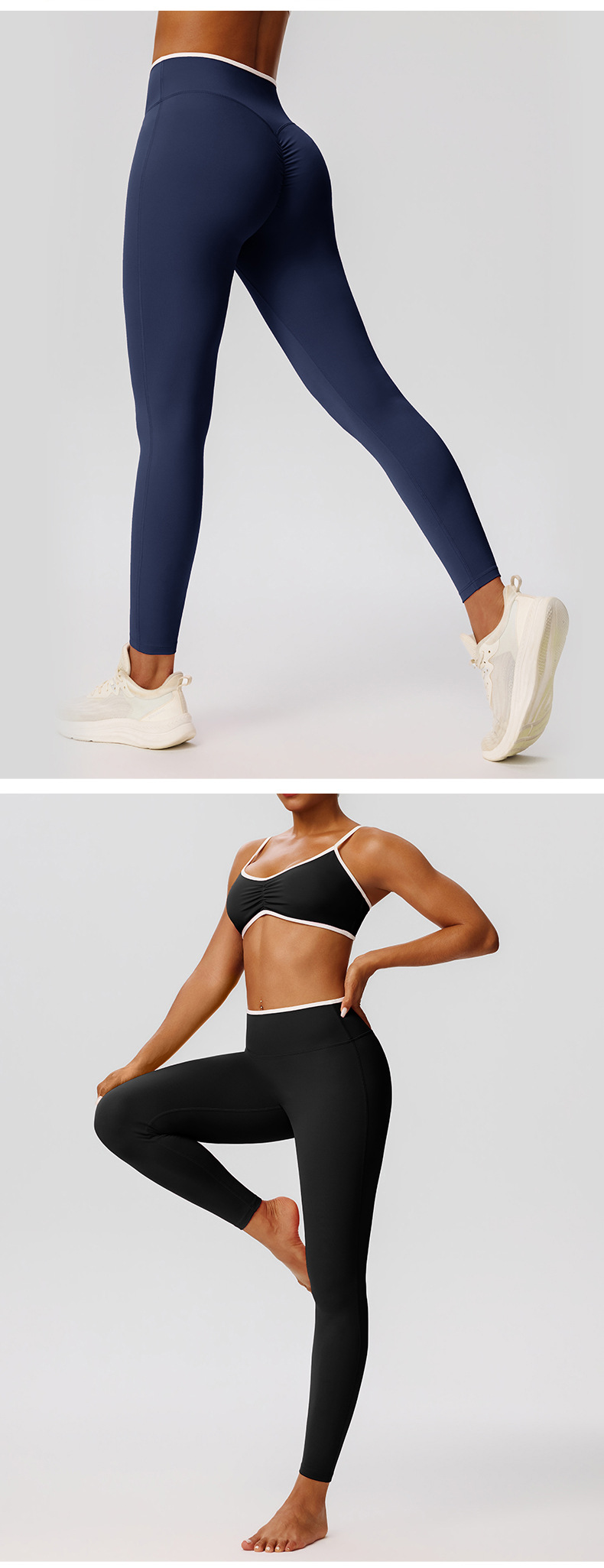 Spandex Nylon Womens Sports Set Breathable Quick Dry Fitness Yoga Sets Casual Gym Womens Sets FGB52745 52347