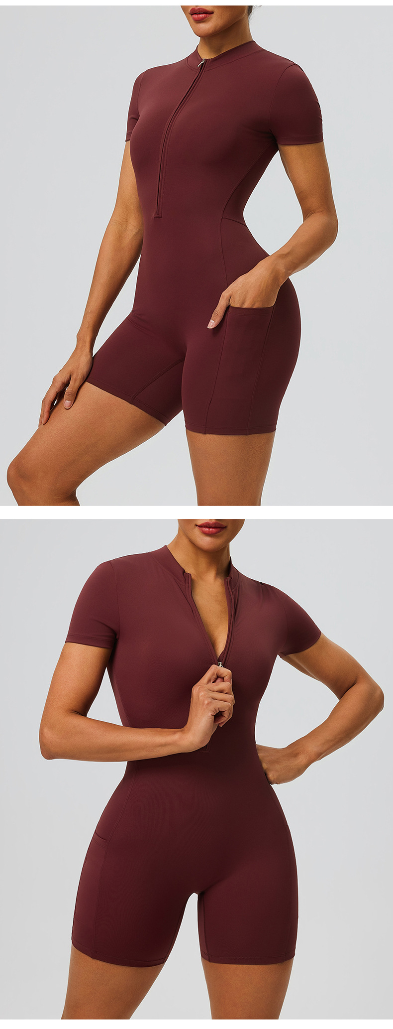 Tummy Control Yoga Jumpsuit High Elasticity Women Gym Clothing Workout Butt-lifting 1 Piece Yoga Jumpsuit FGB62202