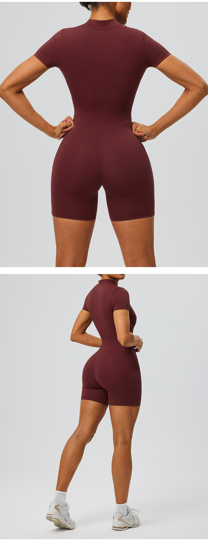 Tummy Control Yoga Jumpsuit High Elasticity Women Gym Clothing Workout Butt-lifting 1 Piece Yoga Jumpsuit FGB62202