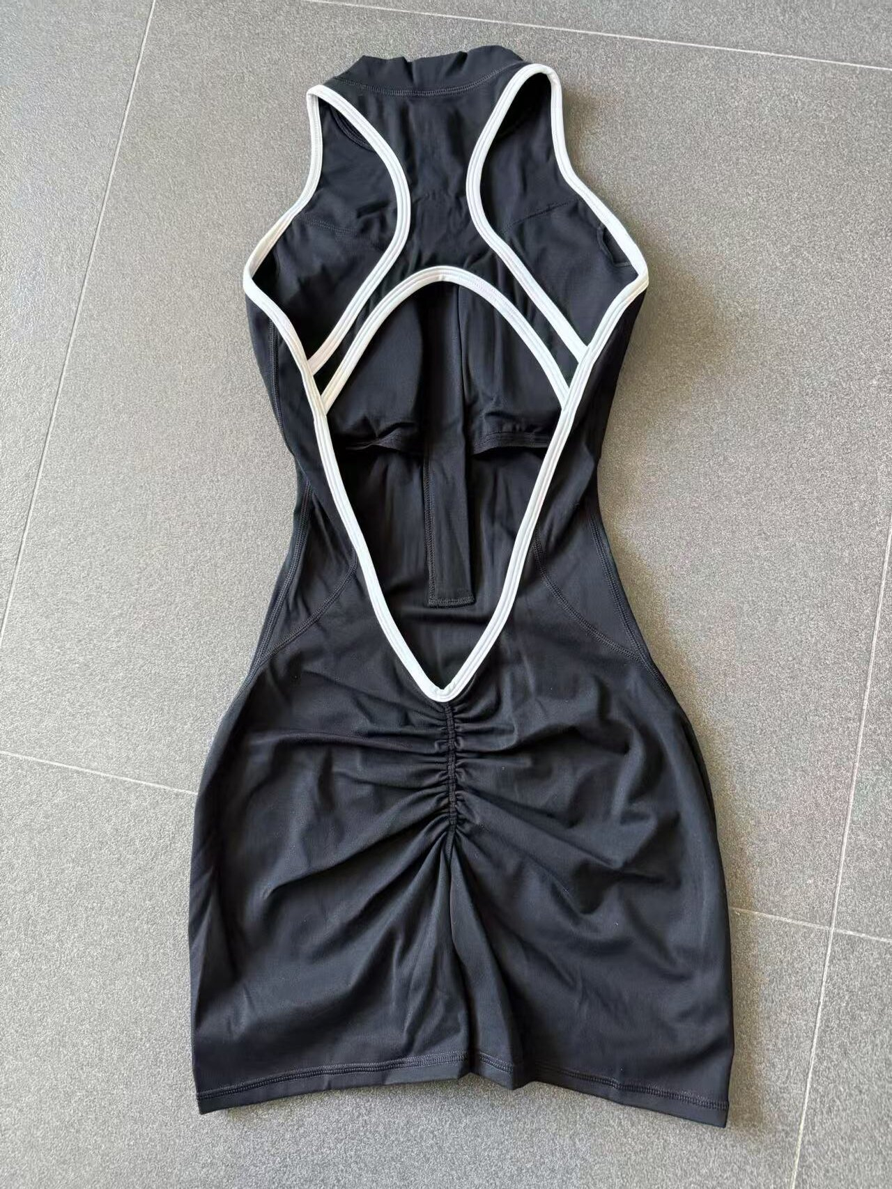 Jumpsuit One Piece Set Spring High-intensity Exercise Bodysuit With Zipper Gym Fitness Sets FGB2601