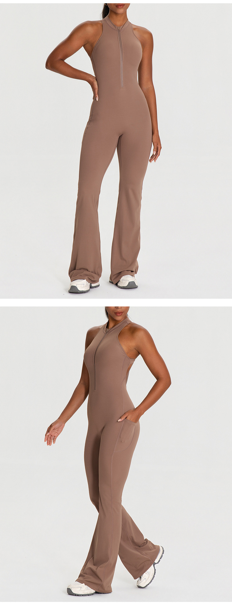 Yoga Clothes Set High Strength Workout Wear Women Gym One Piece Yoga Sports Jumpsuit FGB62105