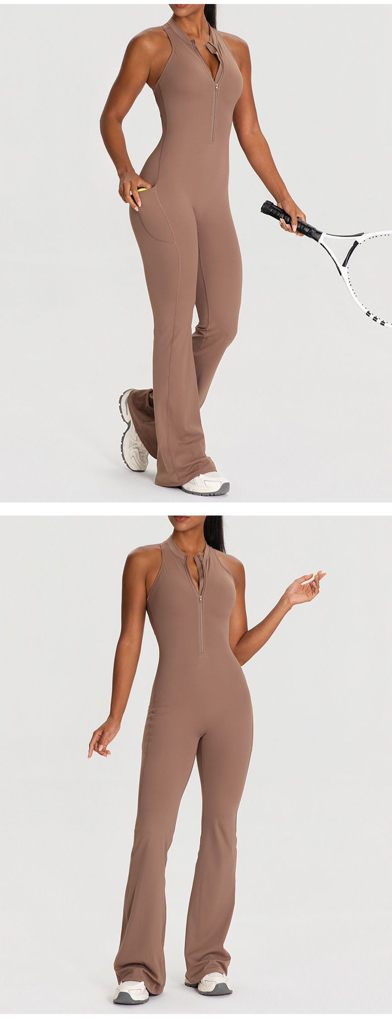 Yoga Clothes Set High Strength Workout Wear Women Gym One Piece Yoga Sports Jumpsuit FGB62105