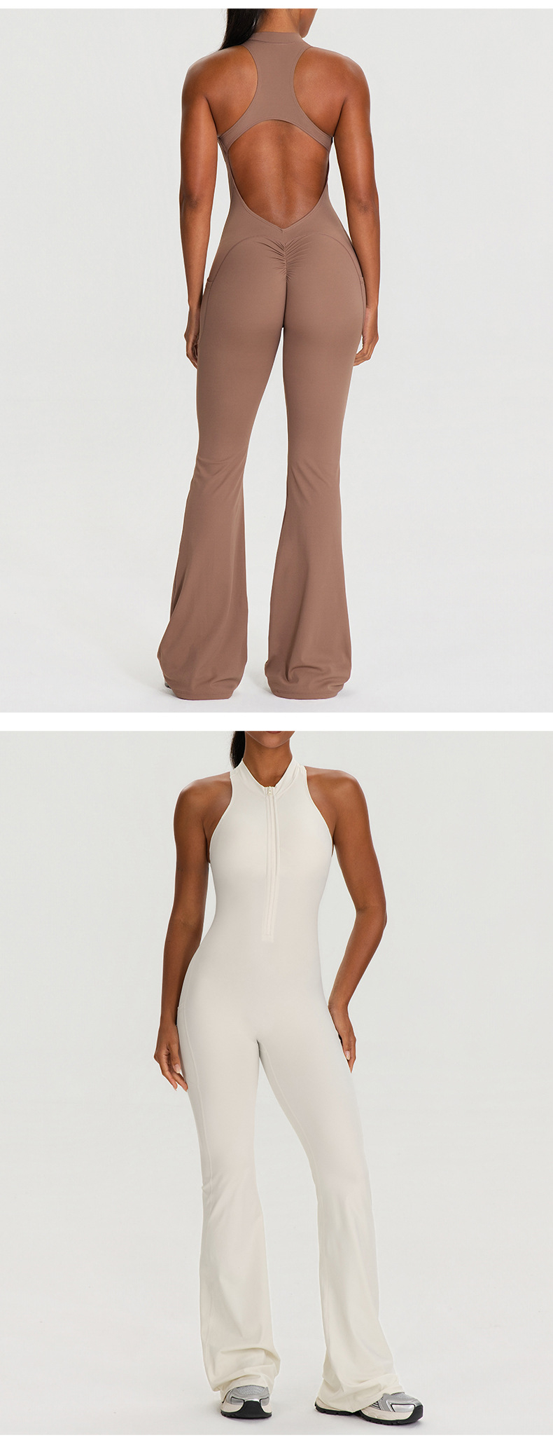 Yoga Clothes Set High Strength Workout Wear Women Gym One Piece Yoga Sports Jumpsuit FGB62105