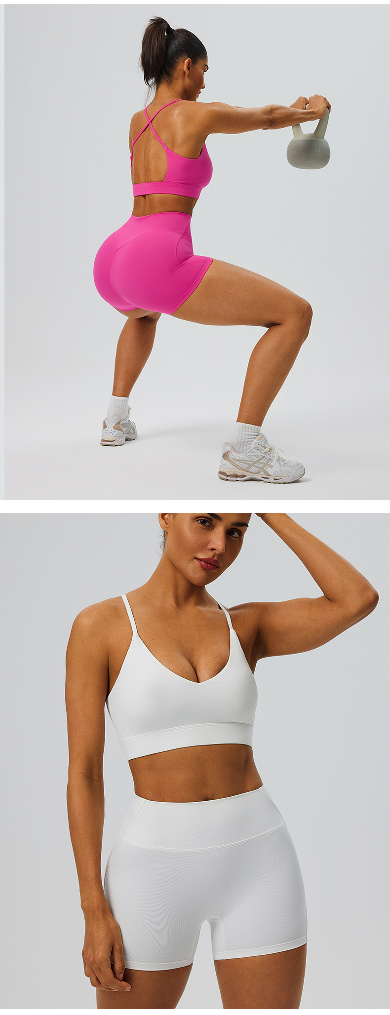 New Custom Made Breathable Yoga Set for Women Top Seller Plain Color Woman Yoga Set Made in Best Material Yoga Sets FGB52749 52461