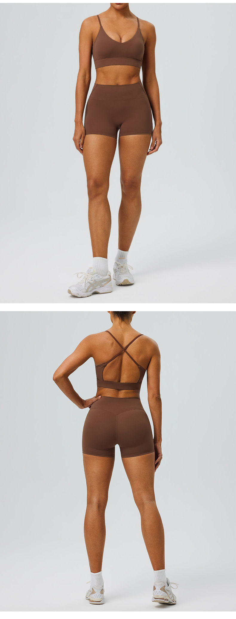 New Custom Made Breathable Yoga Set for Women Top Seller Plain Color Woman Yoga Set Made in Best Material Yoga Sets FGB52749 52461