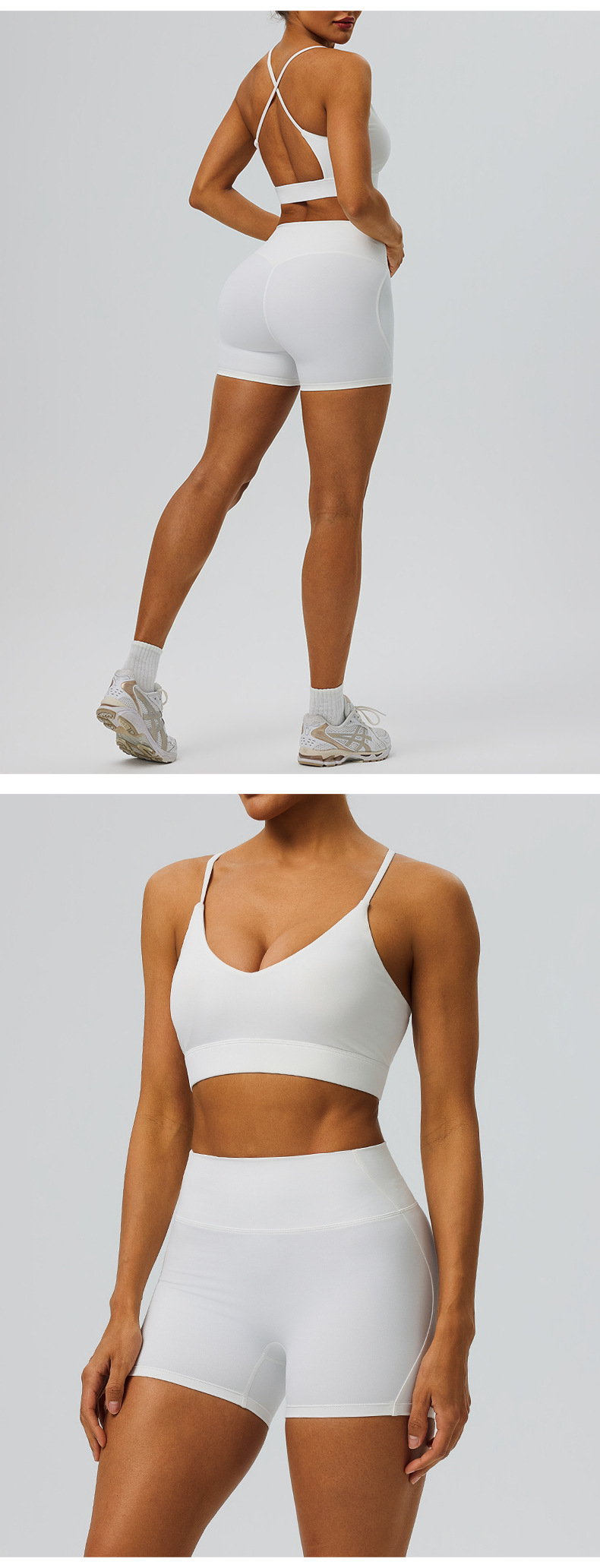 New Custom Made Breathable Yoga Set for Women Top Seller Plain Color Woman Yoga Set Made in Best Material Yoga Sets FGB52749 52461