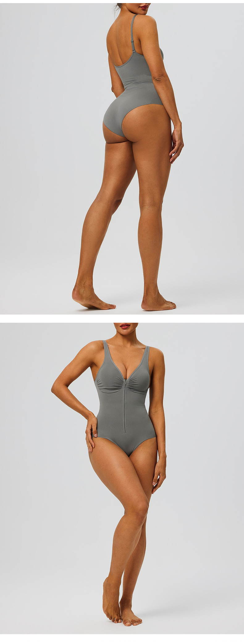 High Quality Breathable Seamless Cami Backless Bodysuit for Women Thong Shapers Slimming Sculpting Shapewear FGB52162