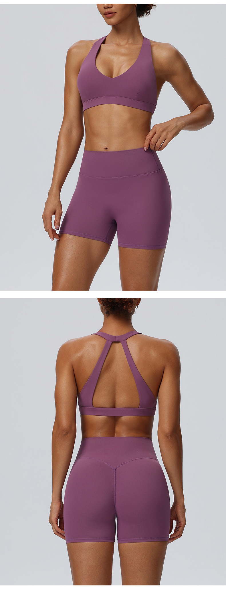 High Quality Sports Outfit Active Yoga Wear Workout Sportswear Gym Fitness Sets for Women FGB62724 62426