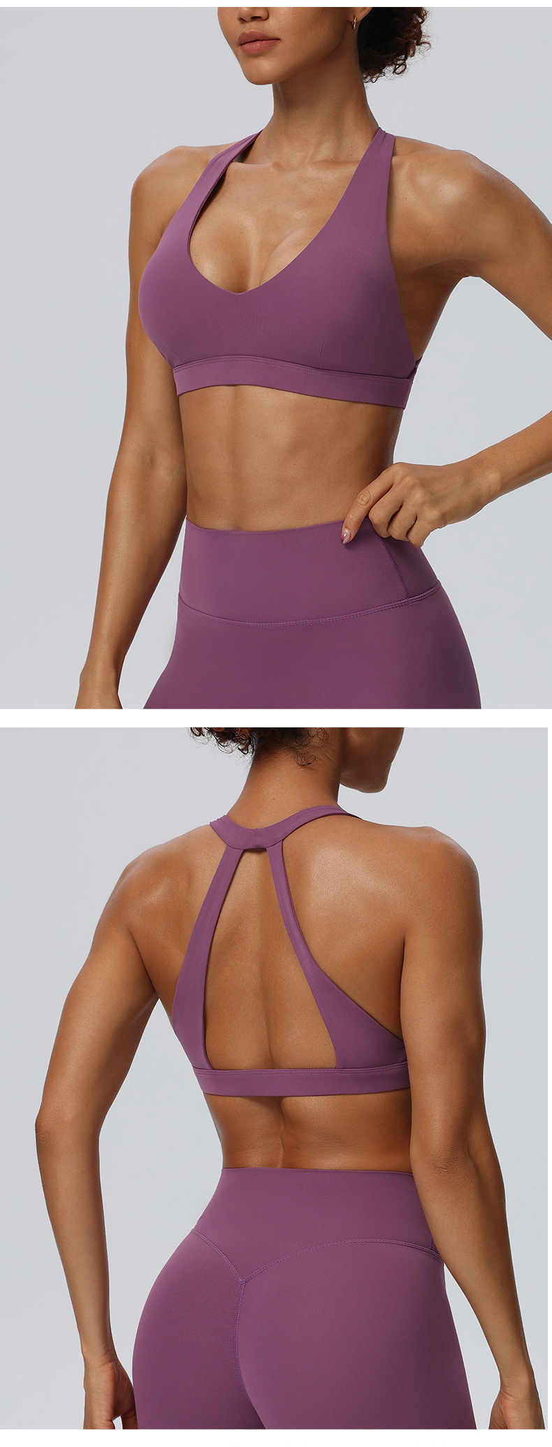High Quality Sports Outfit Active Yoga Wear Workout Sportswear Gym Fitness Sets for Women FGB62724 62426