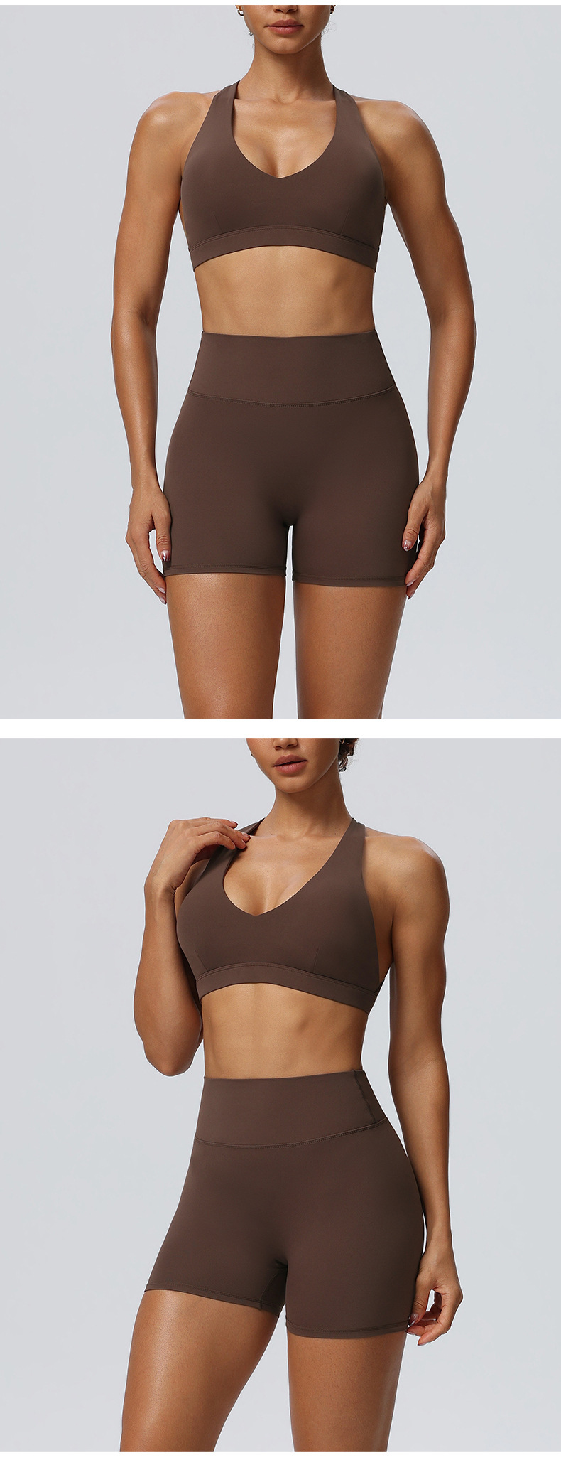 High Quality Sports Outfit Active Yoga Wear Workout Sportswear Gym Fitness Sets for Women FGB62724 62426