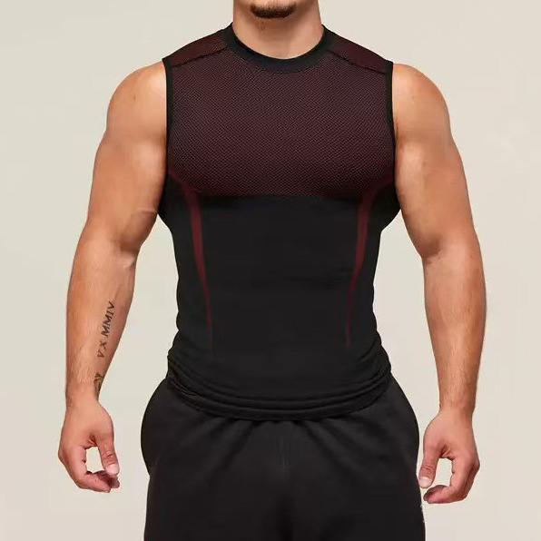 Men's Sports Vest Gym Fitness Wear Workout Tank Tops Athletic Training T-Shirts Breathable Bodybuilding Sleeveless Shirts EFGBFY-SX-BX10
