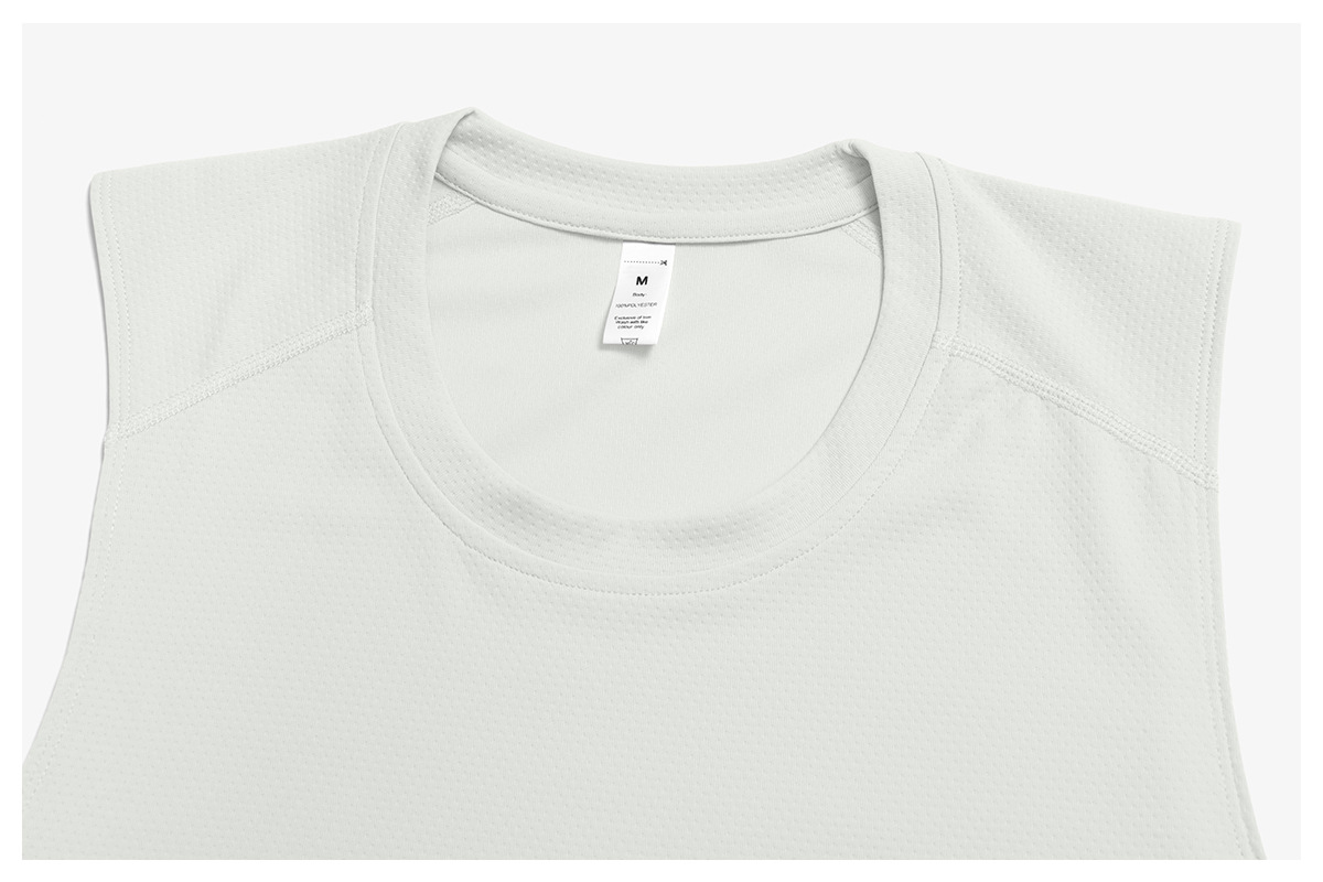 Men's Sporty Breathable Sleeveless Fitness Wear Sports Vest for Outdoor Running EFGBDD-EBX4159