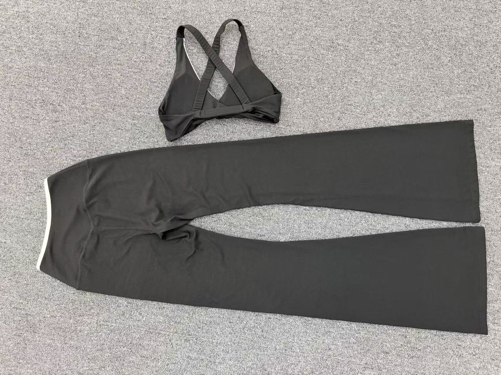 2 Piece Yoga Set Comfortable Elastic Gym Set Workout Clothes Yoga Set for Women FGB8081 8801