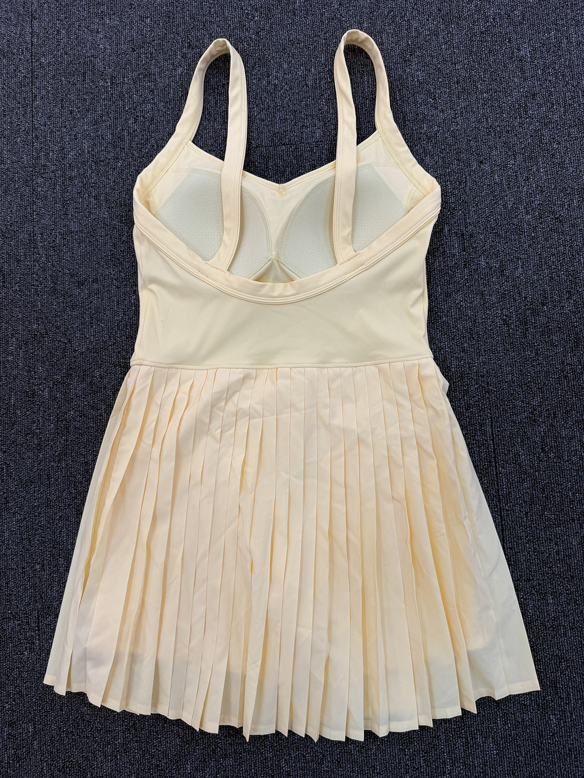 Tennis Skirts for Women Backless Breathable Quick-drying Tennis Dress with Shorts FGB3961