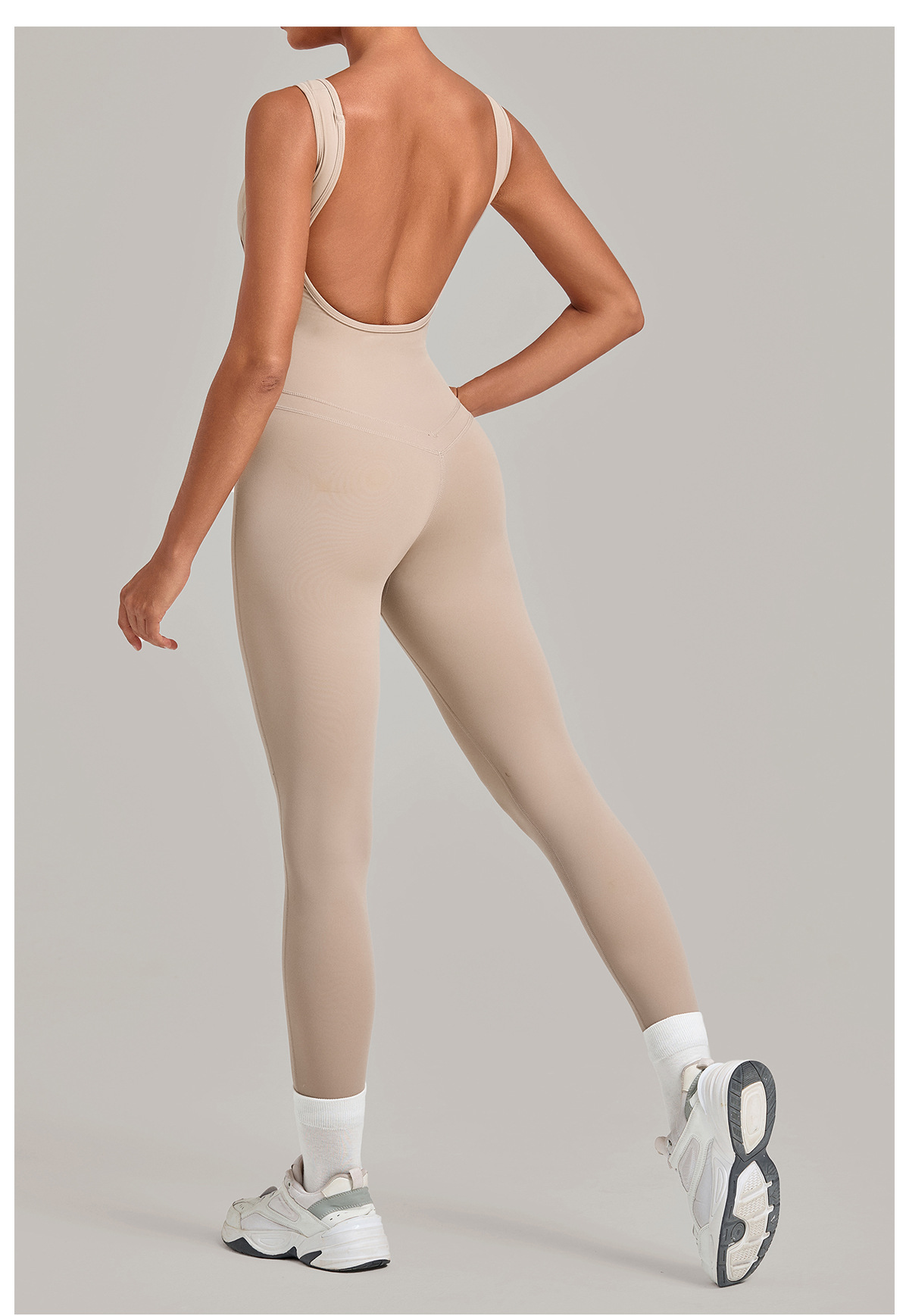 One Piece Yoga Jumpsuit Gym Bodysuit Women's Sports Jumpsuits Backless Sleeveless Tight Long Sportswear FGB7919