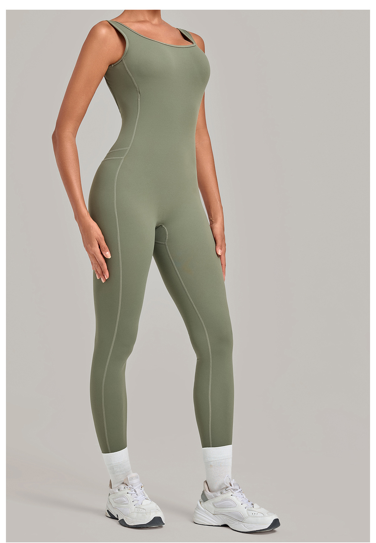 One Piece Yoga Jumpsuit Gym Bodysuit Women's Sports Jumpsuits Backless Sleeveless Tight Long Sportswear FGB7919