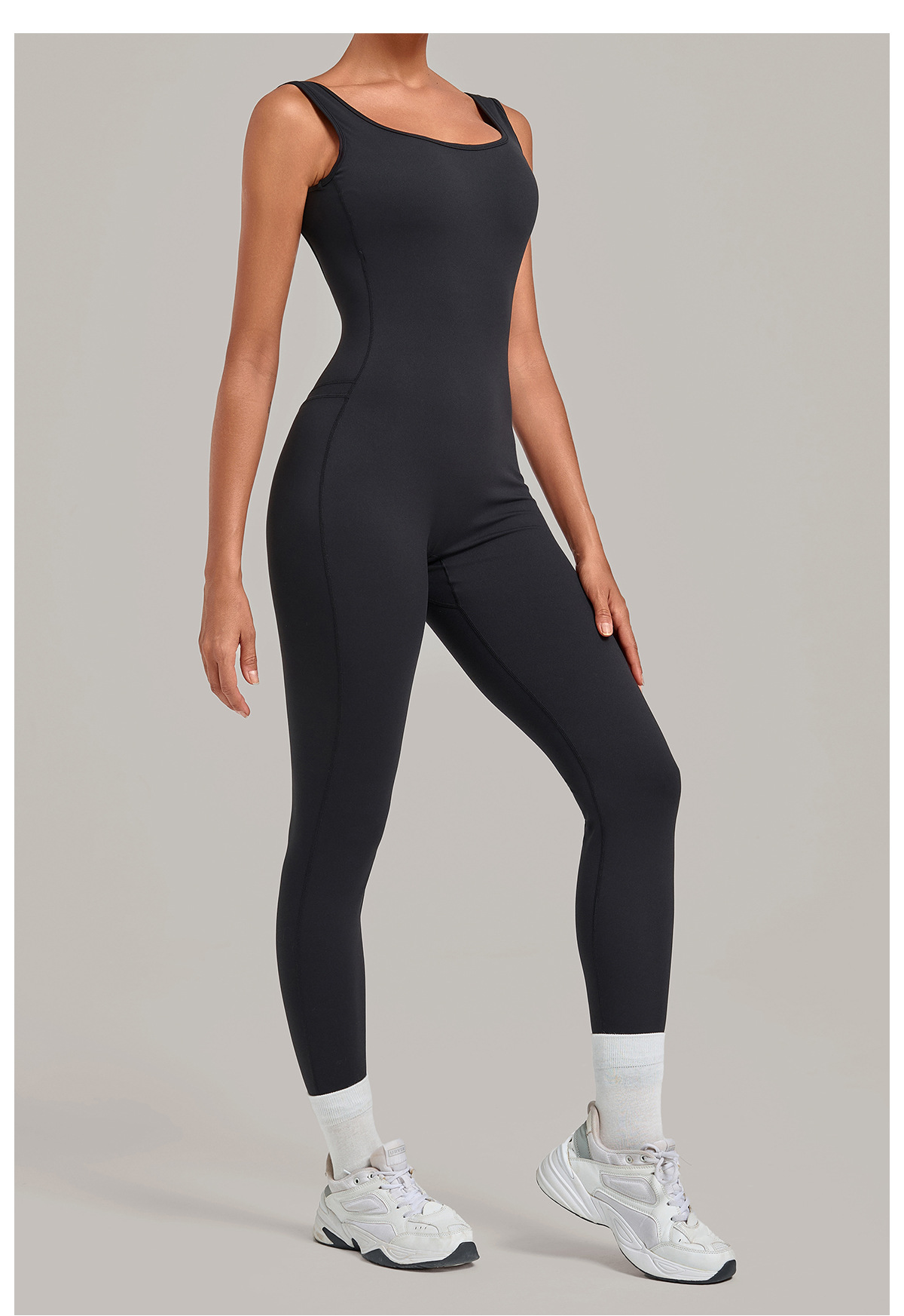 One Piece Yoga Jumpsuit Gym Bodysuit Women's Sports Jumpsuits Backless Sleeveless Tight Long Sportswear FGB7919