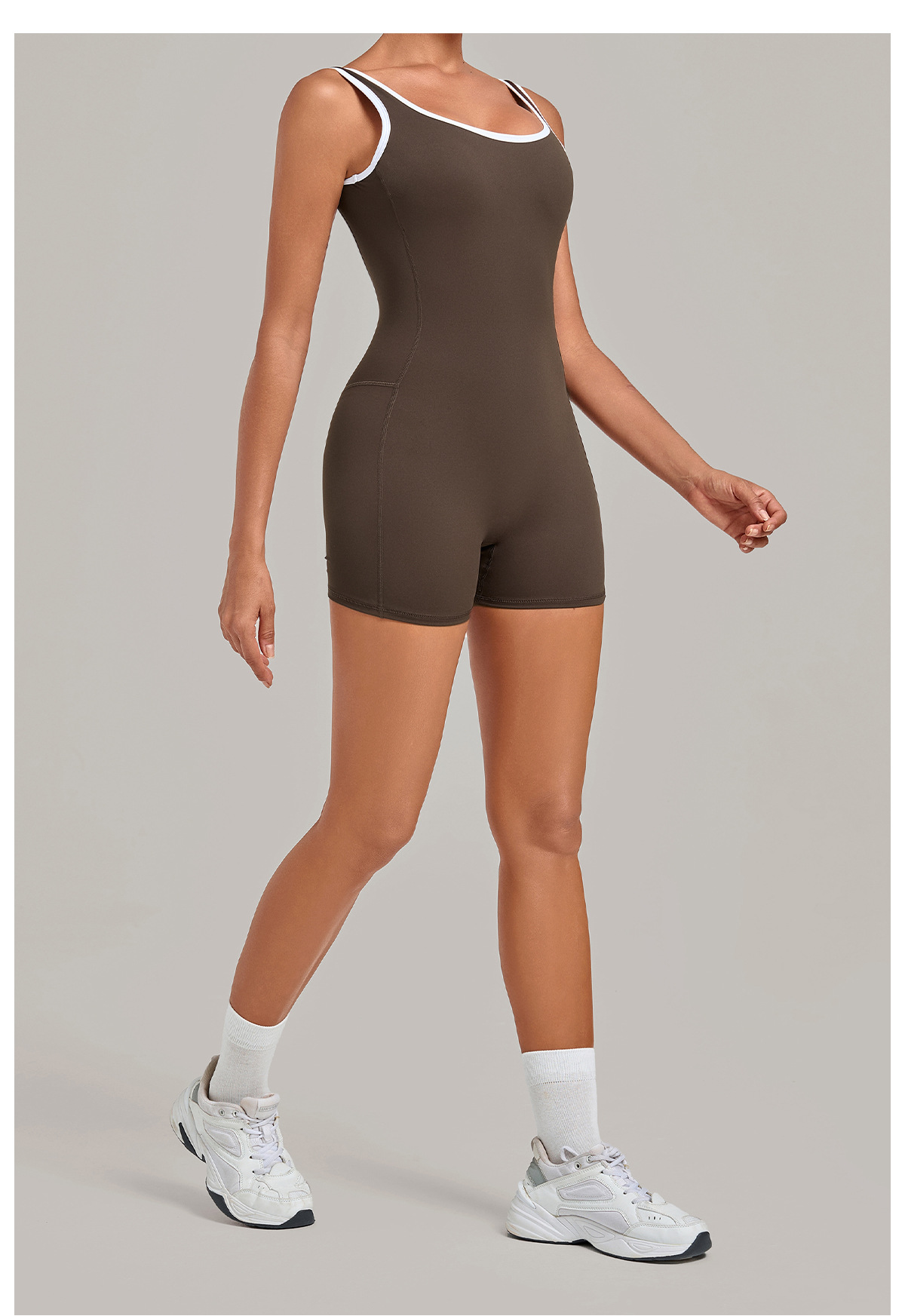 Sports Jumpsuit for Women Yoga Top Training Sports Shorts Bodysuit Jumpsuit Women FGB6377