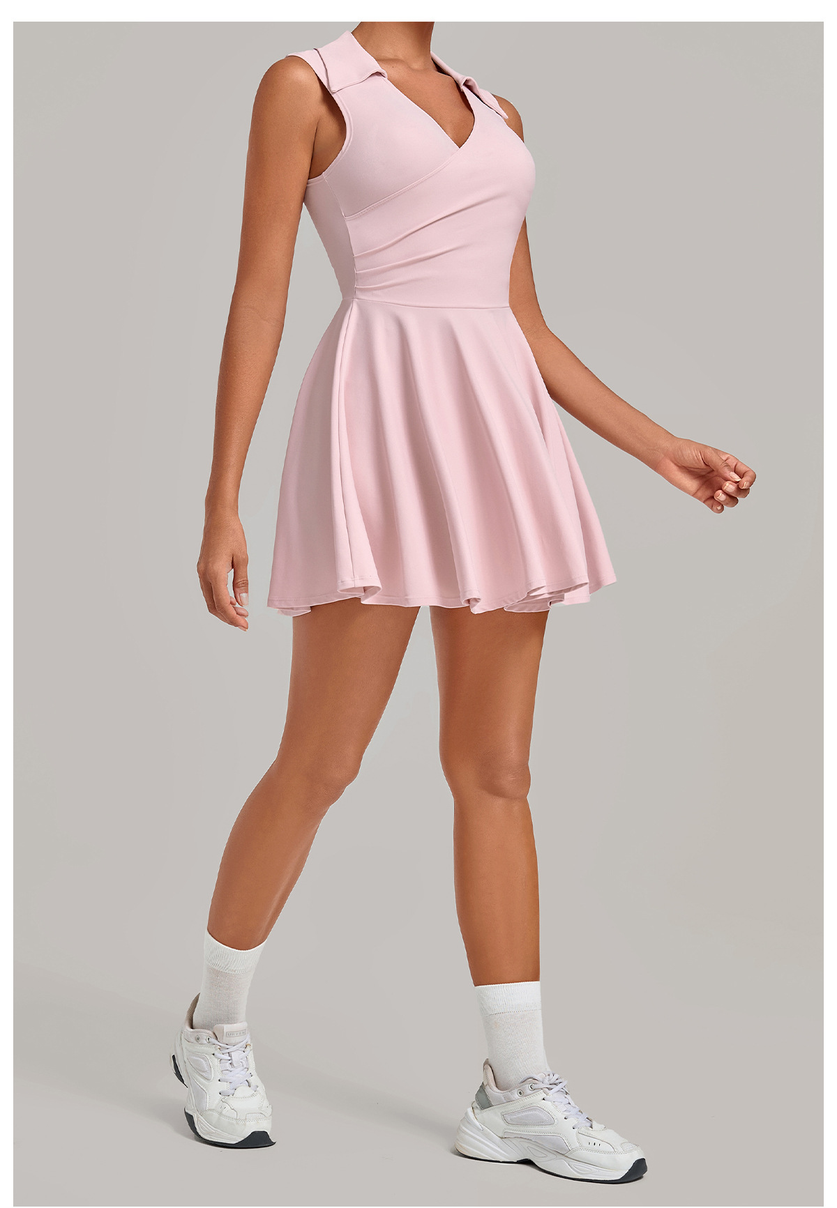 Tennis Skirt Athletic Training Clothes One Piece Sports Wear for Women FGB86770