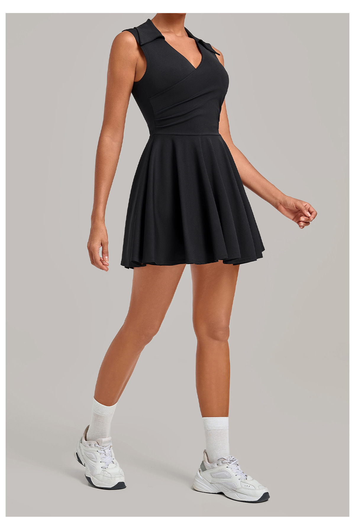 Tennis Skirt Athletic Training Clothes One Piece Sports Wear for Women FGB86770