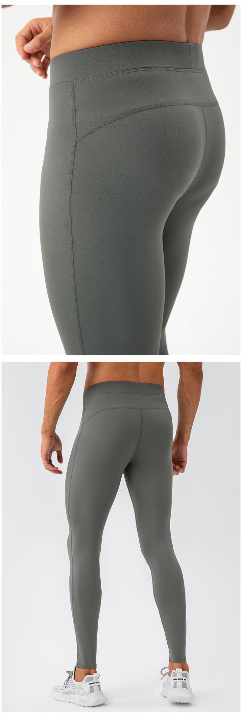 Quick Dry Men's Sports Training Pants High Elasticity High Quality Men's Compression Leggings for Running  EFGBYEL-31341
