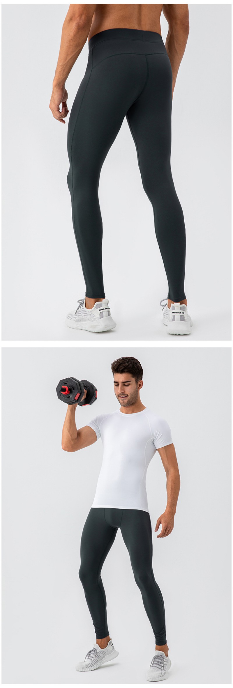 Quick Dry Men's Sports Training Pants High Elasticity High Quality Men's Compression Leggings for Running  EFGBYEL-31341