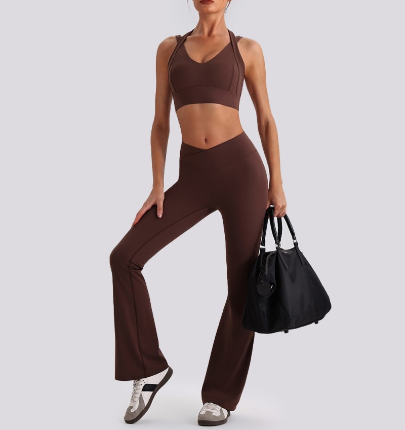 Gym Clothing Active Wear Yoga Set Bra Jackets Tight Fitting Short Top Casual Fitness Suit Women Yoga Sets FGBYW610 YW612 KW473