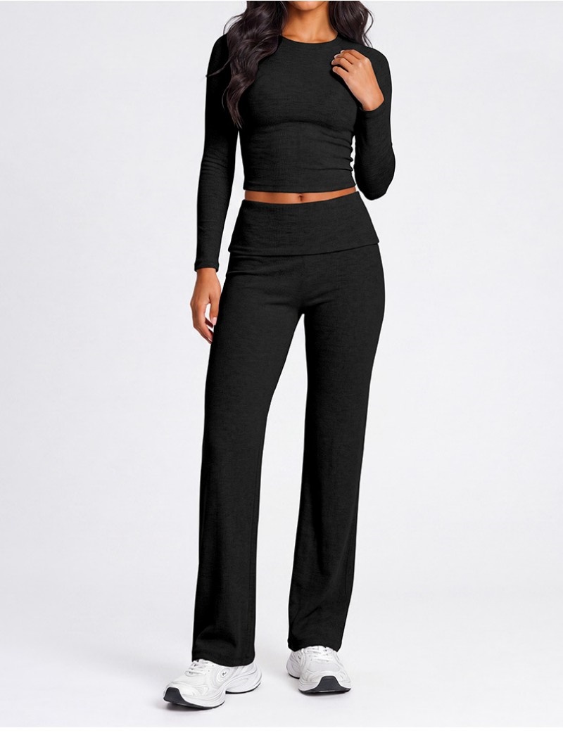 Yoga Set 4 Piece Women High Waist Fitness Shorts and Pants Long Sleeve Workout Clothing FGBKD245WCT301 KD245WCA02 KD245WCT303 KD245WCL302