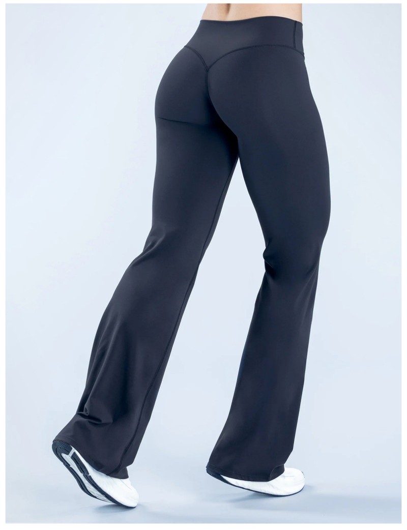 Yoga Pants Control Butt Lifting Bootcut Leggings Elastic Wide Leg Fitness Sports Yoga Pants FGBRXW3013