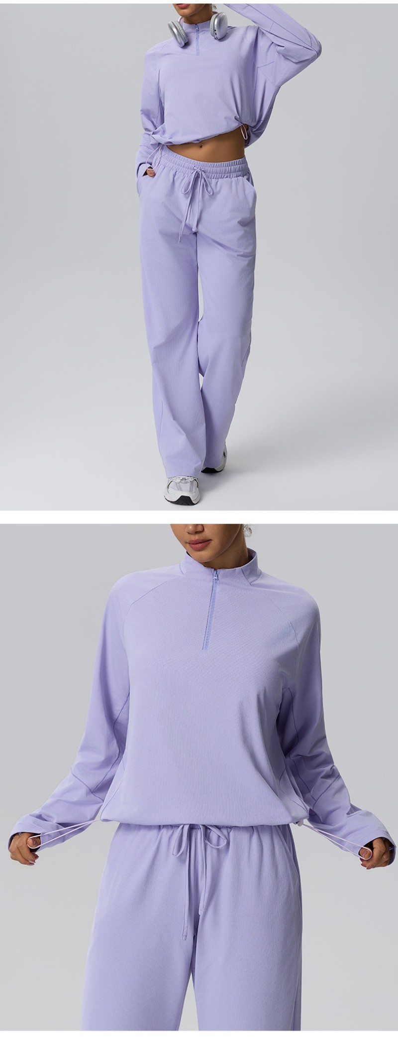 Solid Quick-Dry Yoga 2-Piece Fitness Wear Outdoor Casual Running Set No reviews yet FGB62533 62333