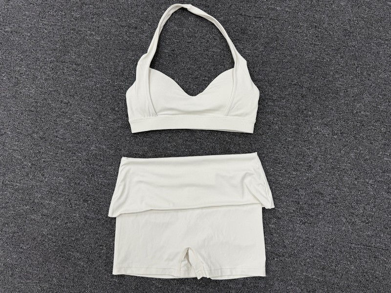 Gym Fitness Yoga Set Bra Shorts Women Quick Dry Outdoor Running Sportswear FGB7229 8402